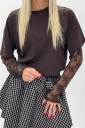 maglia con pizzo mood
